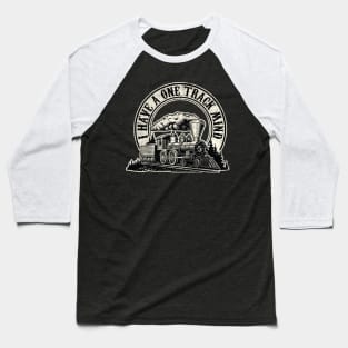 I Have a one Track Mind - For Fans of Model Trains Baseball T-Shirt